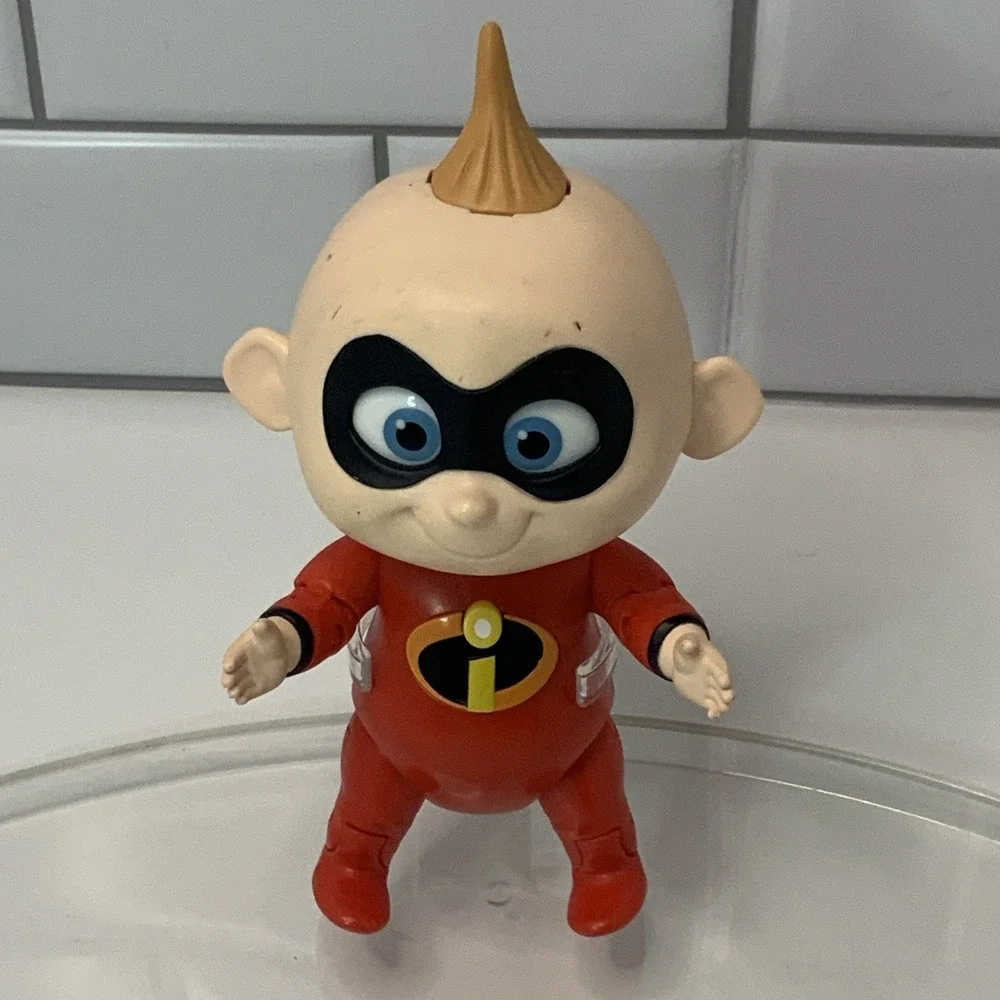 Disney Pixar Incredibles 2 Jack-Jack Light-Up Action Figure Plastic Red 5in‎
